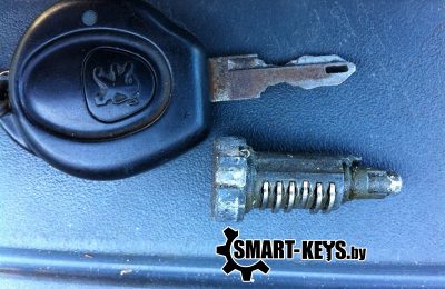Ремонт замка двери Peugeot 206 в Минске