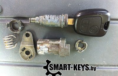 Ремонт дверного замка Peugeot 307